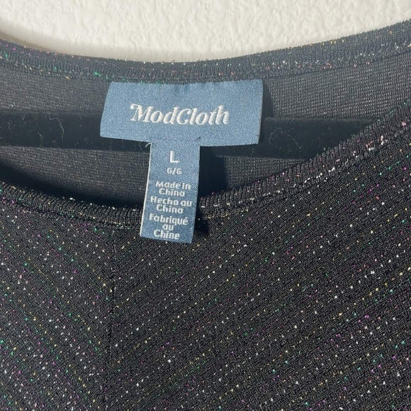 MODCLOTH Shimmer On Show Sparkle Dress Size Large - Picture 3 of 7